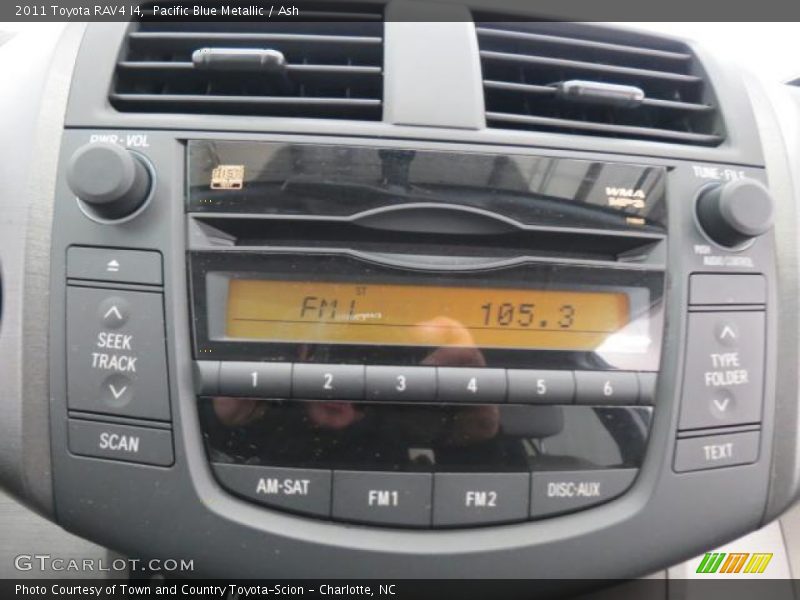 Pacific Blue Metallic / Ash 2011 Toyota RAV4 I4