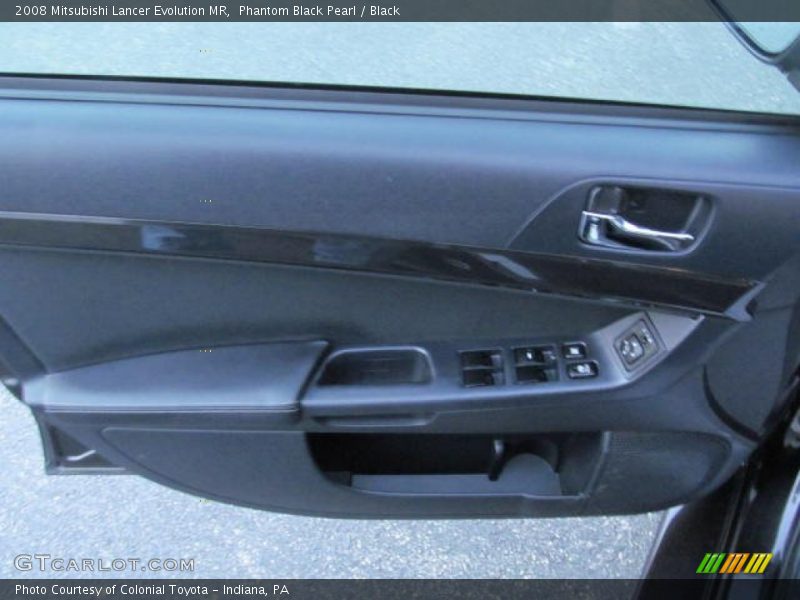 Phantom Black Pearl / Black 2008 Mitsubishi Lancer Evolution MR