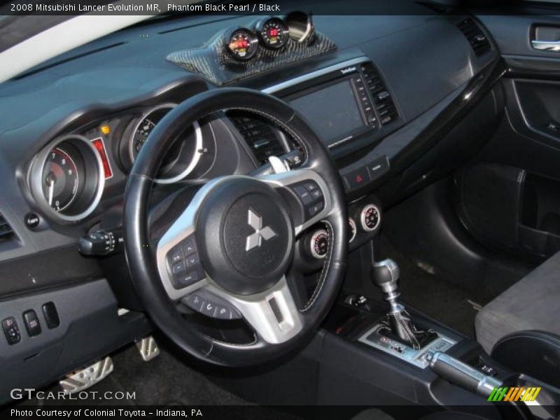 Dashboard of 2008 Lancer Evolution MR