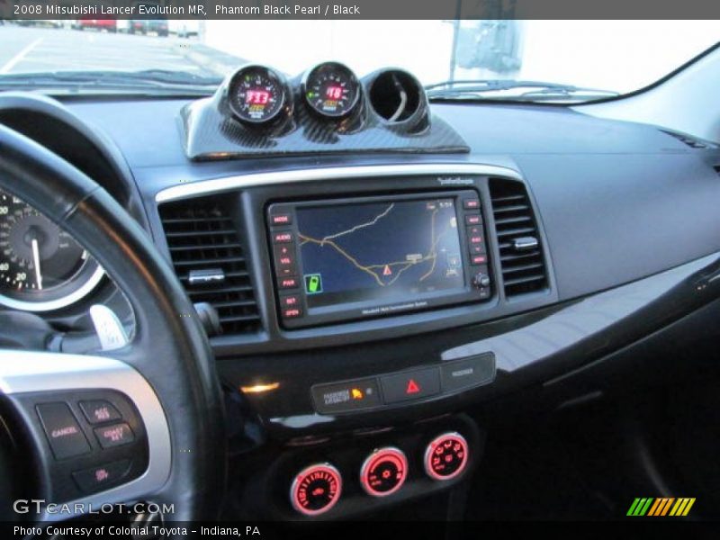 Navigation of 2008 Lancer Evolution MR