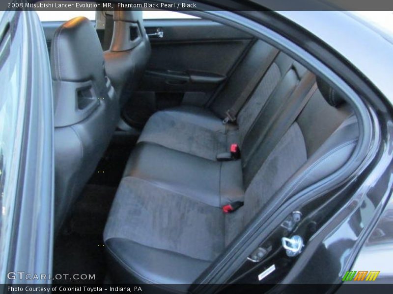 Rear Seat of 2008 Lancer Evolution MR