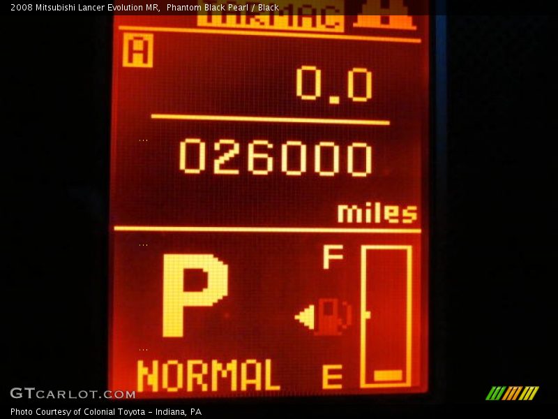 Phantom Black Pearl / Black 2008 Mitsubishi Lancer Evolution MR
