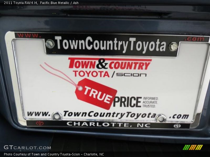 Pacific Blue Metallic / Ash 2011 Toyota RAV4 I4