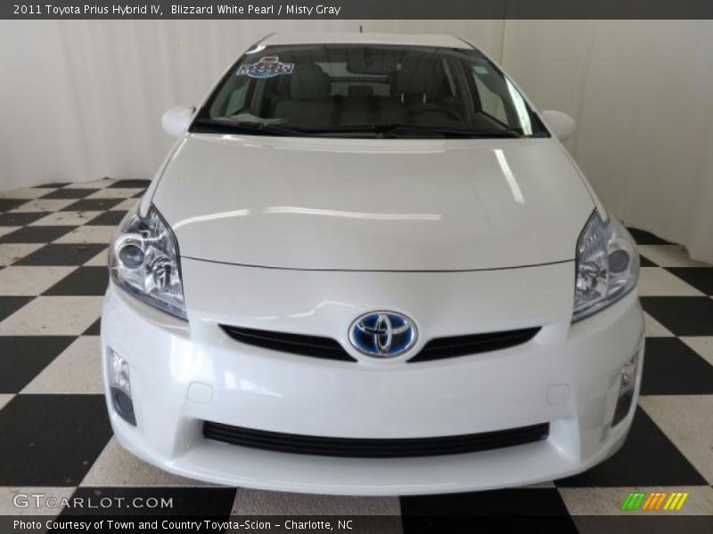 Blizzard White Pearl / Misty Gray 2011 Toyota Prius Hybrid IV