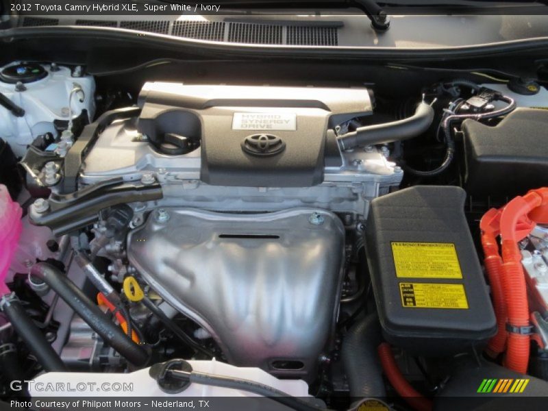 Super White / Ivory 2012 Toyota Camry Hybrid XLE