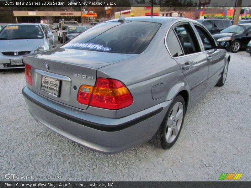 Silver Grey Metallic / Black 2005 BMW 3 Series 330xi Sedan