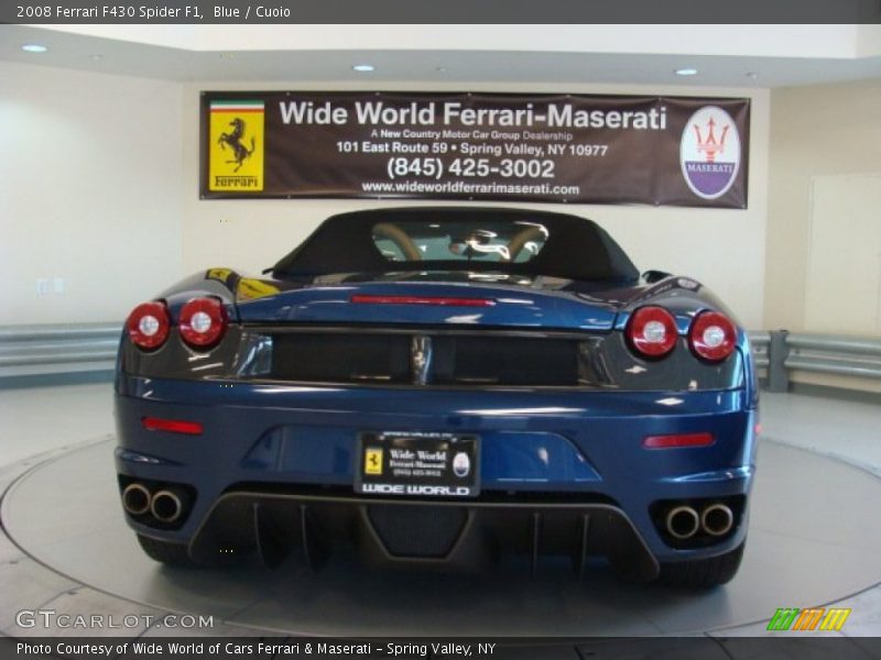 Blue / Cuoio 2008 Ferrari F430 Spider F1