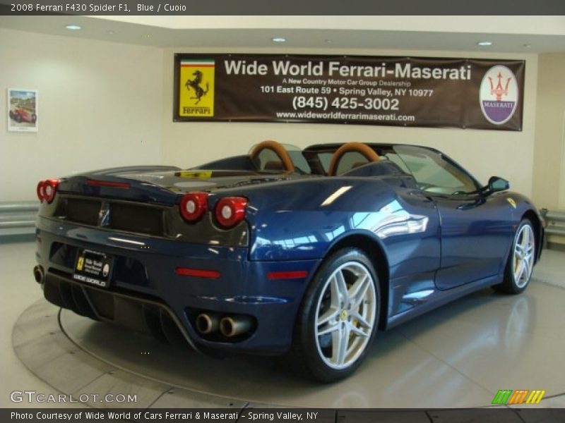Blue / Cuoio 2008 Ferrari F430 Spider F1