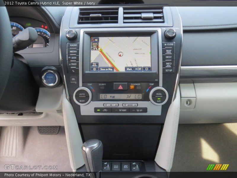 Super White / Ivory 2012 Toyota Camry Hybrid XLE