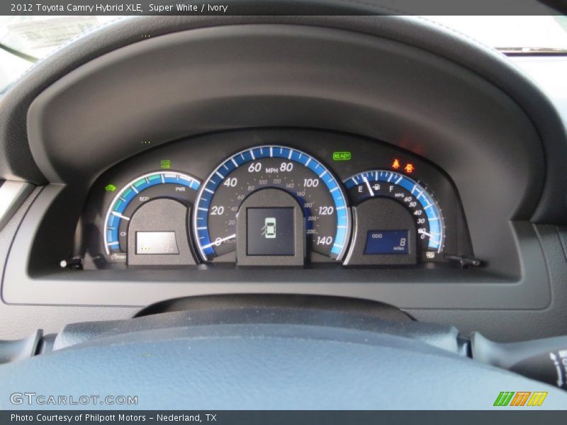 Super White / Ivory 2012 Toyota Camry Hybrid XLE