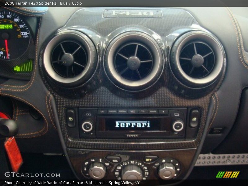 Blue / Cuoio 2008 Ferrari F430 Spider F1