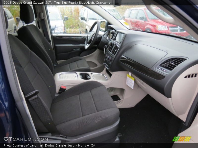  2013 Grand Caravan SXT Black/Light Graystone Interior