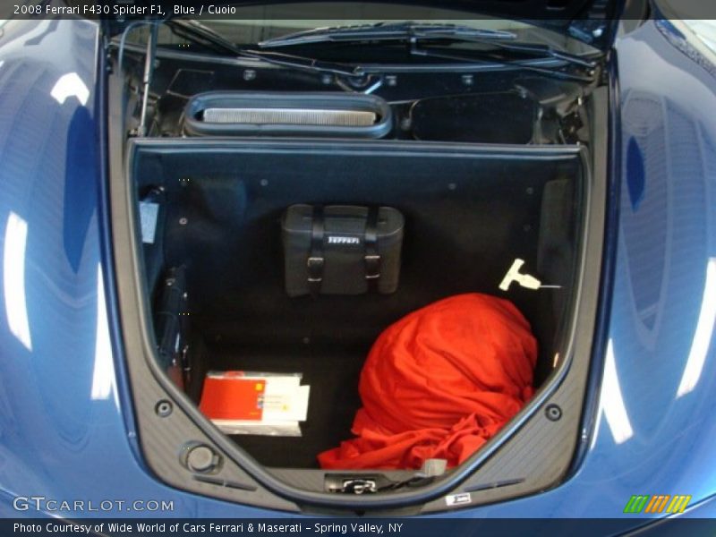  2008 F430 Spider F1 Trunk