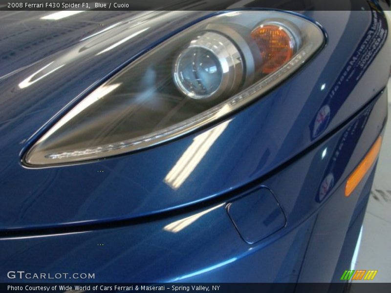 Blue / Cuoio 2008 Ferrari F430 Spider F1