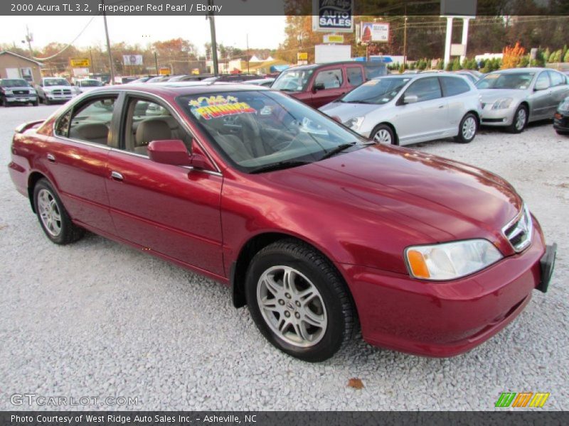 Firepepper Red Pearl / Ebony 2000 Acura TL 3.2