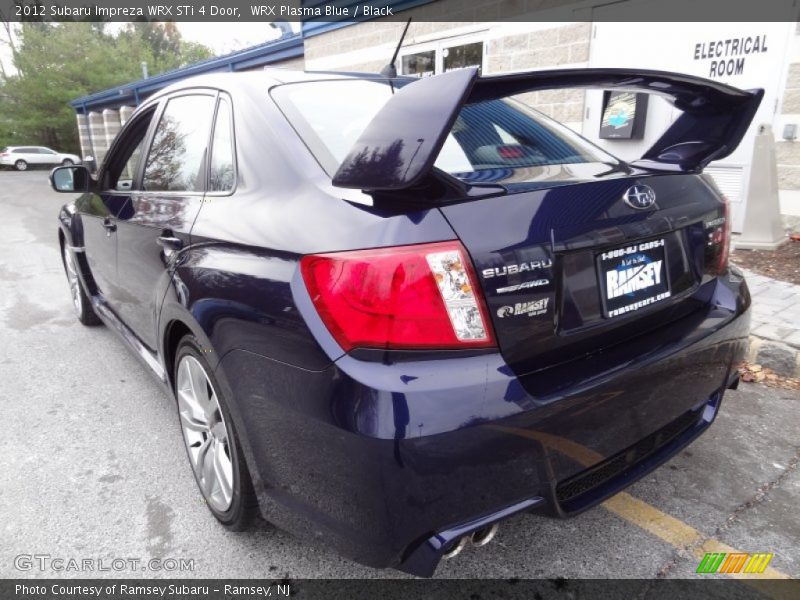 WRX Plasma Blue / Black 2012 Subaru Impreza WRX STi 4 Door