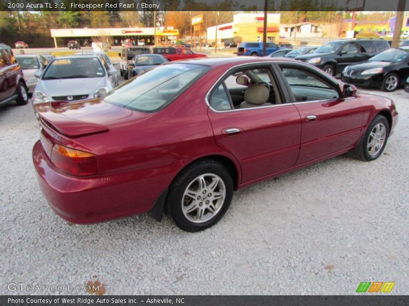 Firepepper Red Pearl / Ebony 2000 Acura TL 3.2