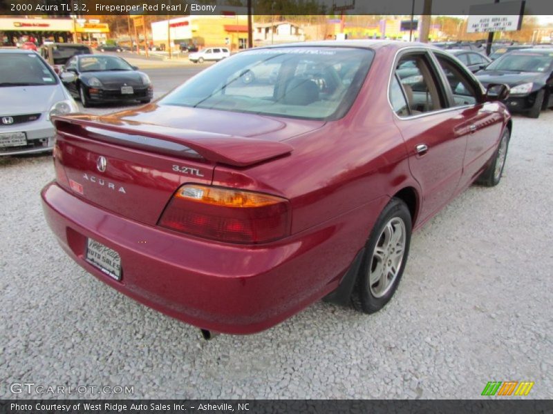 Firepepper Red Pearl / Ebony 2000 Acura TL 3.2