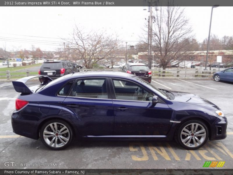 WRX Plasma Blue / Black 2012 Subaru Impreza WRX STi 4 Door