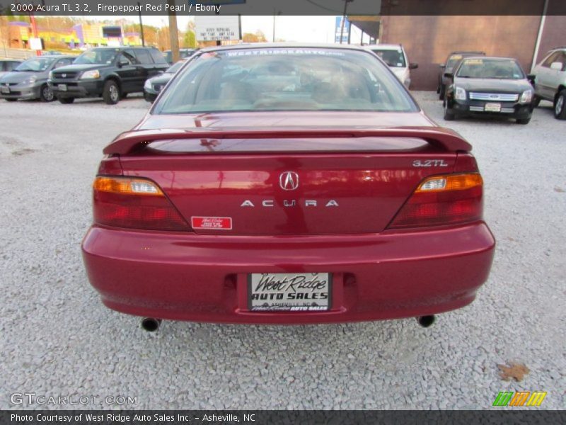 Firepepper Red Pearl / Ebony 2000 Acura TL 3.2