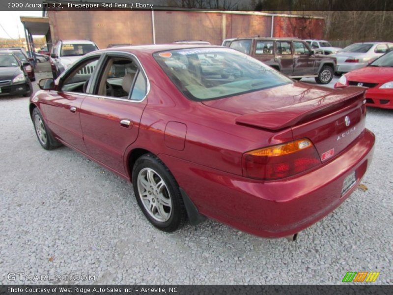 Firepepper Red Pearl / Ebony 2000 Acura TL 3.2
