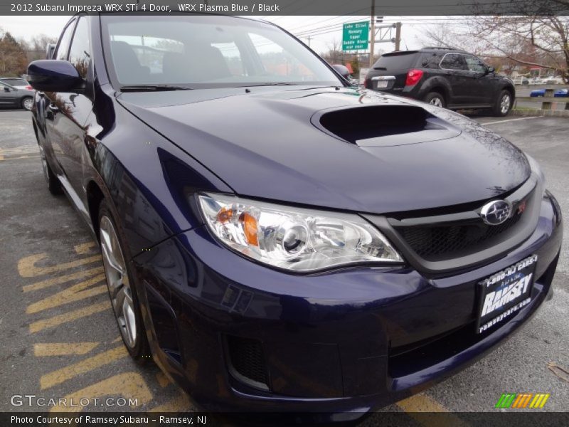 WRX Plasma Blue / Black 2012 Subaru Impreza WRX STi 4 Door