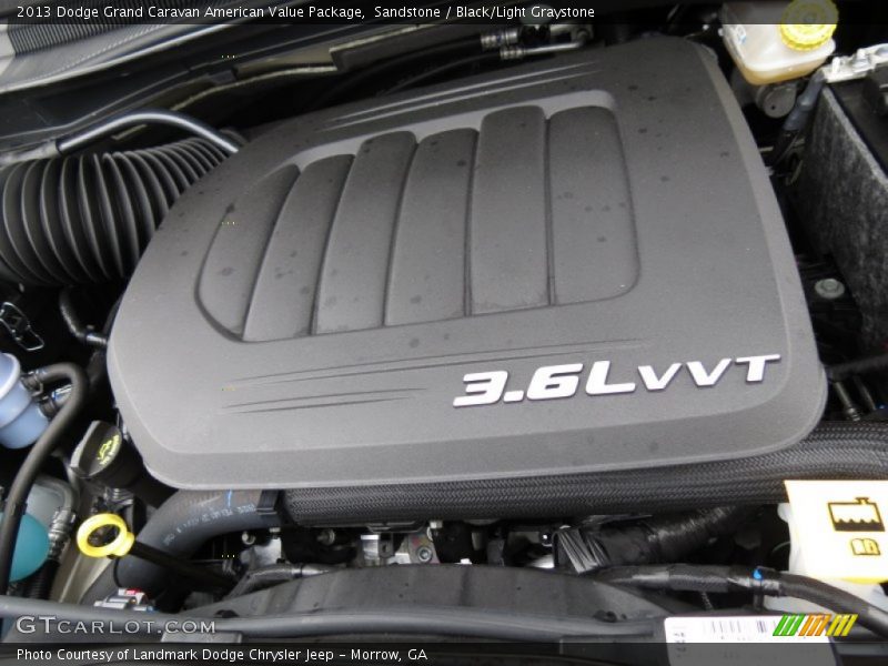 Sandstone / Black/Light Graystone 2013 Dodge Grand Caravan American Value Package