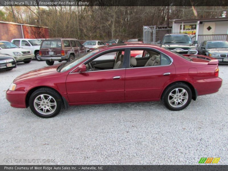 Firepepper Red Pearl / Ebony 2000 Acura TL 3.2