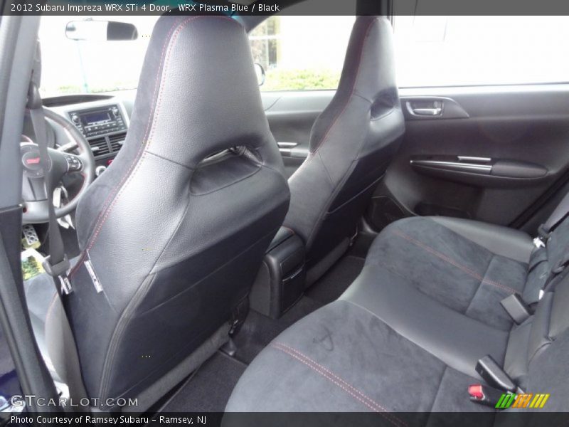 Rear Seat of 2012 Impreza WRX STi 4 Door