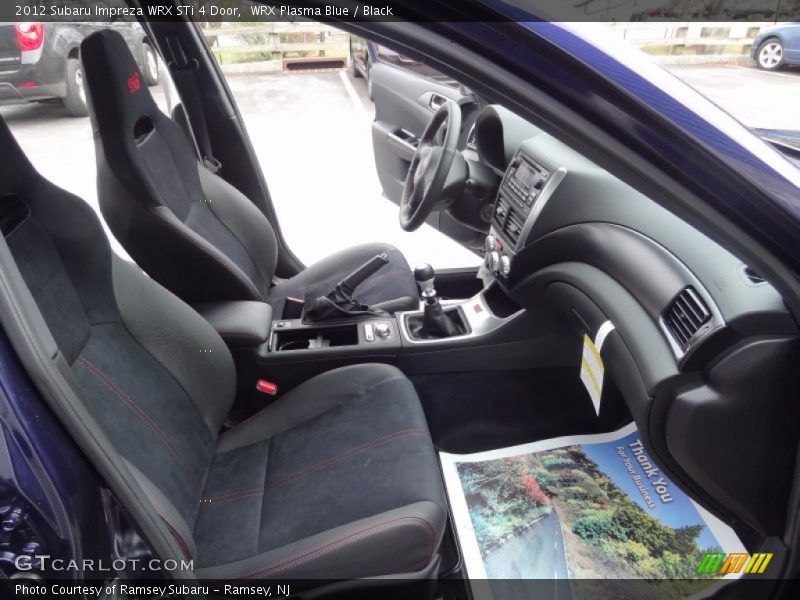  2012 Impreza WRX STi 4 Door Black Interior