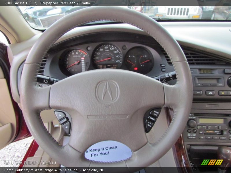 Firepepper Red Pearl / Ebony 2000 Acura TL 3.2