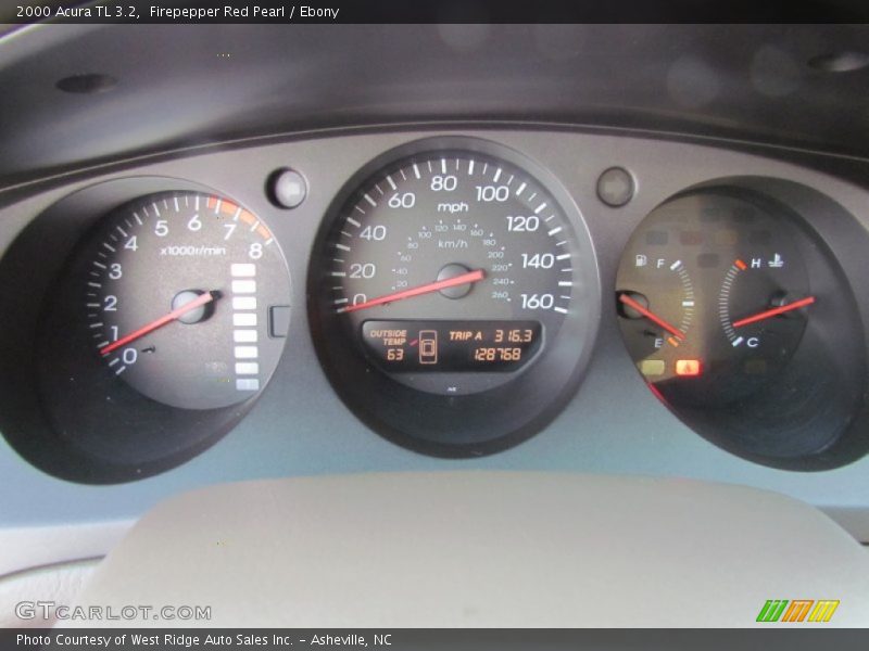 Firepepper Red Pearl / Ebony 2000 Acura TL 3.2