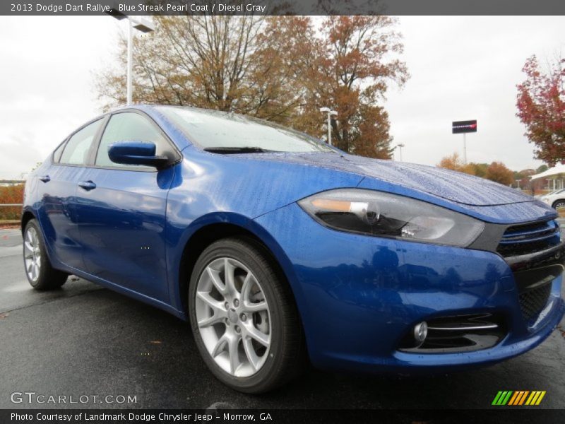 Front 3/4 View of 2013 Dart Rallye