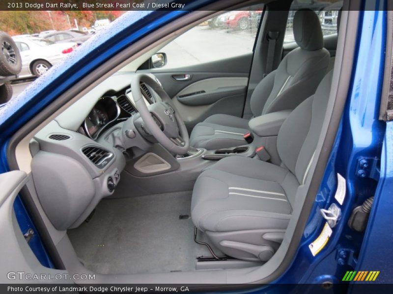  2013 Dart Rallye Diesel Gray Interior