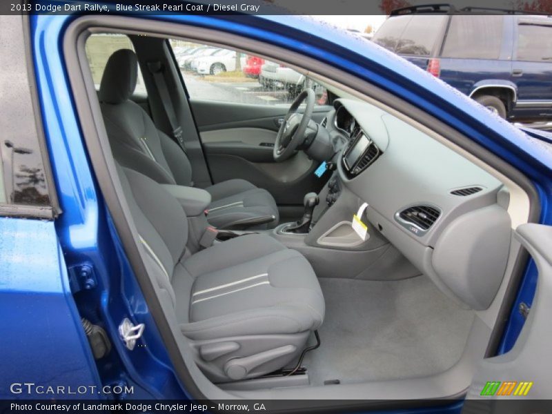  2013 Dart Rallye Diesel Gray Interior