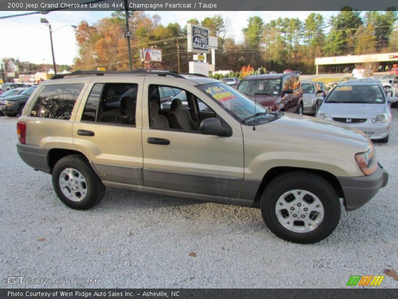 Champagne Pearlcoat / Taupe 2000 Jeep Grand Cherokee Laredo 4x4