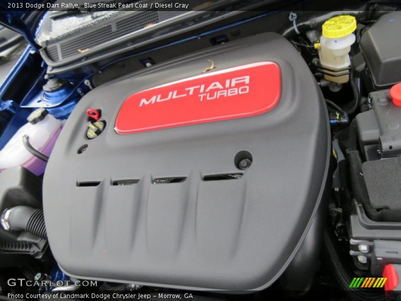  2013 Dart Rallye Engine - 1.4 Liter Turbocharged SOHC 16-Valve MultiAir 4 Cylinder