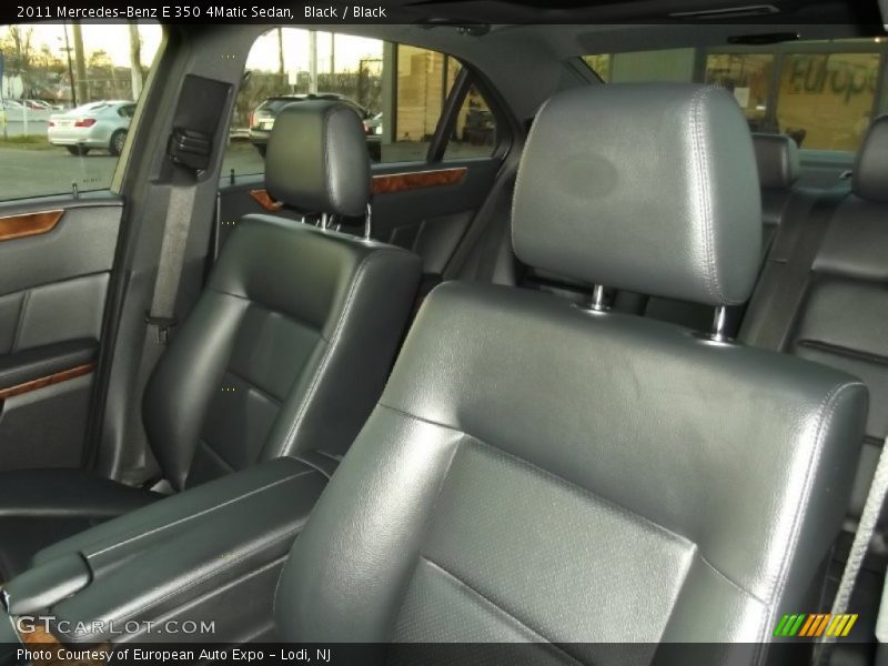 Black / Black 2011 Mercedes-Benz E 350 4Matic Sedan