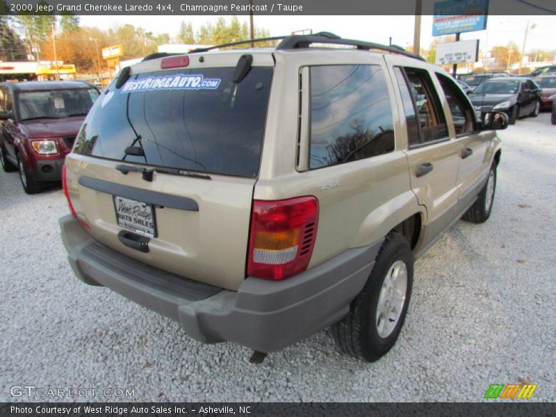 Champagne Pearlcoat / Taupe 2000 Jeep Grand Cherokee Laredo 4x4