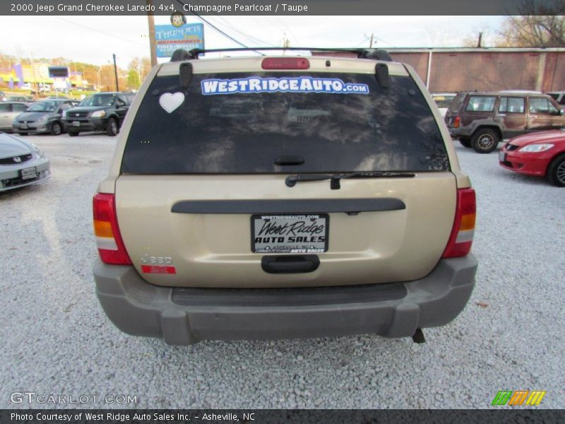 Champagne Pearlcoat / Taupe 2000 Jeep Grand Cherokee Laredo 4x4