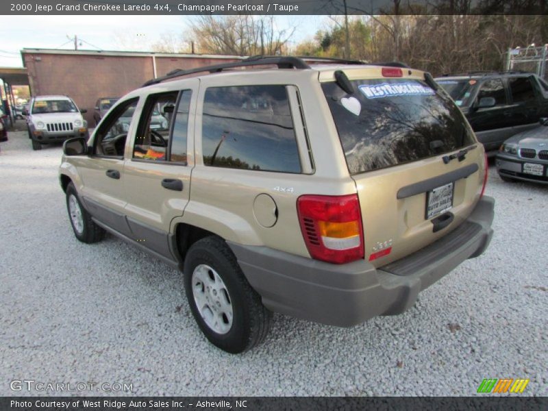 Champagne Pearlcoat / Taupe 2000 Jeep Grand Cherokee Laredo 4x4