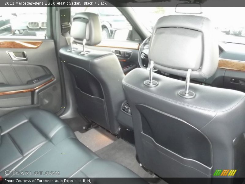 Black / Black 2011 Mercedes-Benz E 350 4Matic Sedan