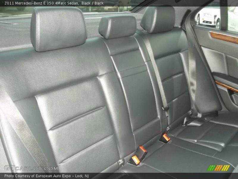 Black / Black 2011 Mercedes-Benz E 350 4Matic Sedan