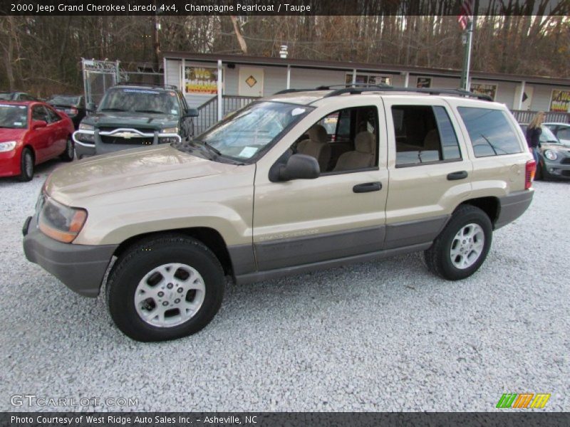 Champagne Pearlcoat / Taupe 2000 Jeep Grand Cherokee Laredo 4x4