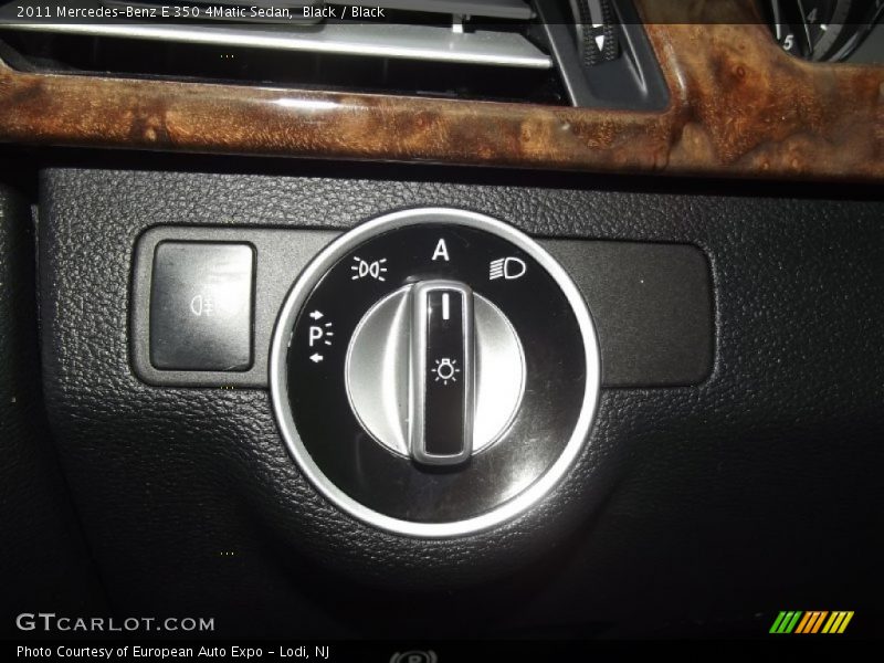 Black / Black 2011 Mercedes-Benz E 350 4Matic Sedan