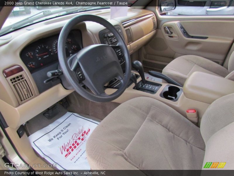 Champagne Pearlcoat / Taupe 2000 Jeep Grand Cherokee Laredo 4x4