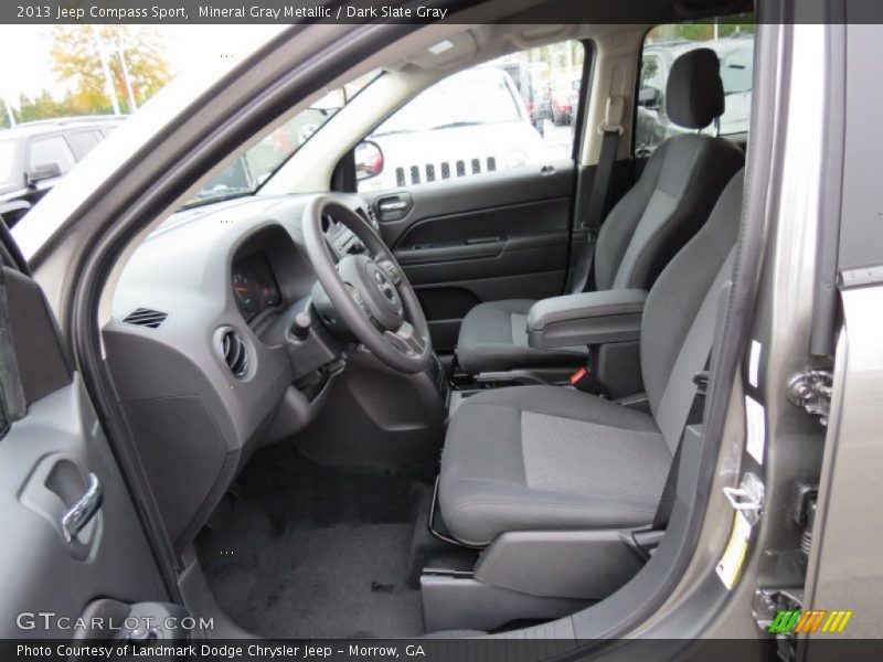 Mineral Gray Metallic / Dark Slate Gray 2013 Jeep Compass Sport