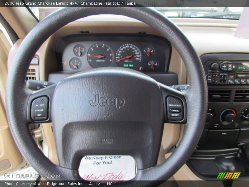 Champagne Pearlcoat / Taupe 2000 Jeep Grand Cherokee Laredo 4x4