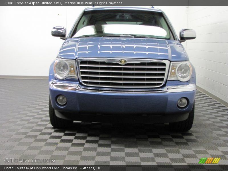 Marine Blue Pearl / Light Graystone 2008 Chrysler Aspen Limited 4WD
