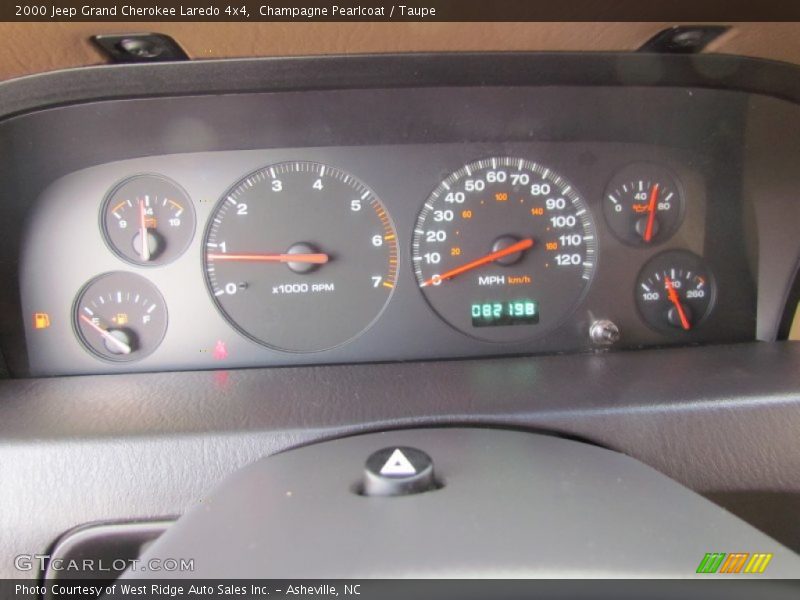 Champagne Pearlcoat / Taupe 2000 Jeep Grand Cherokee Laredo 4x4